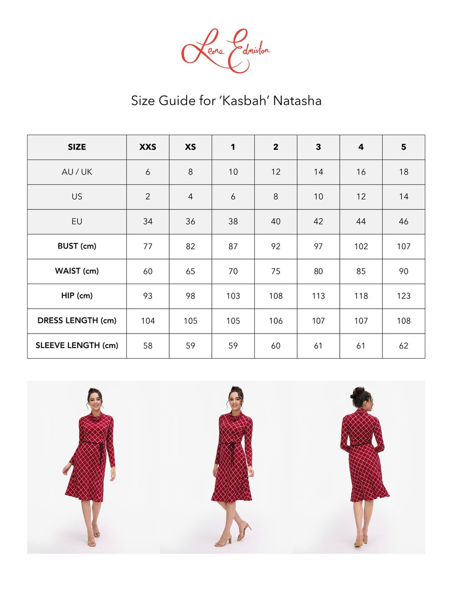 Natasha 'Kasbah' Fit and Flare Dress NEW ARRIVAL