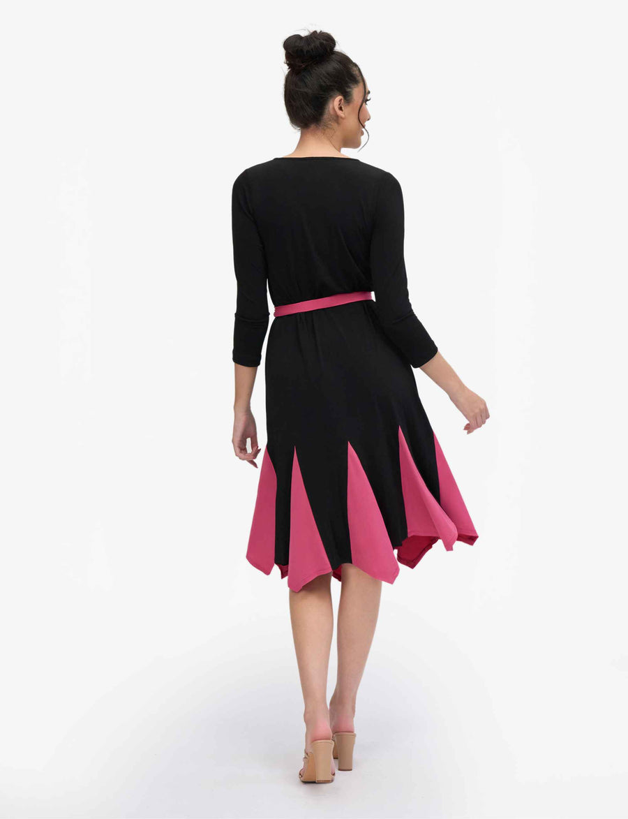 Becker 'LBD' Fit and Flare with Handkerchief Hem NEW ARRIVAL