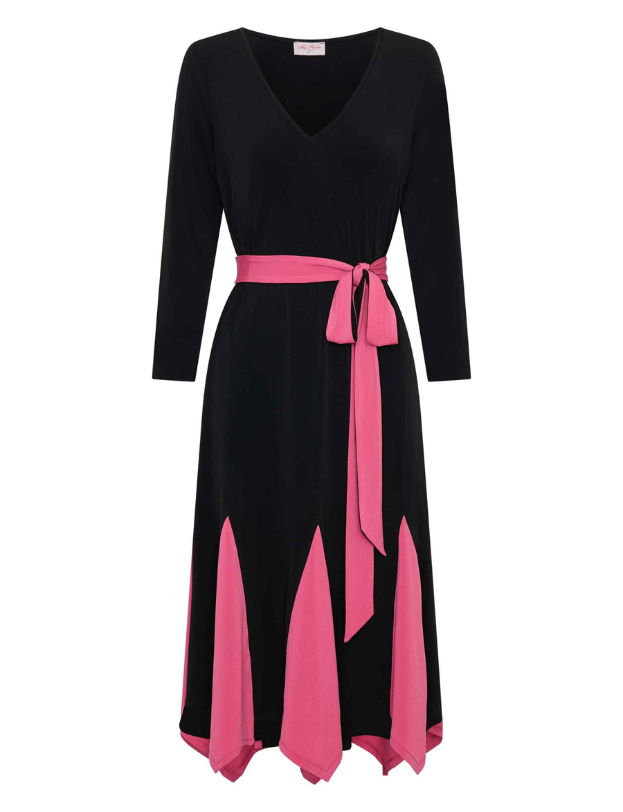 Becker 'LBD' Fit and Flare with Handkerchief Hem NEW ARRIVAL