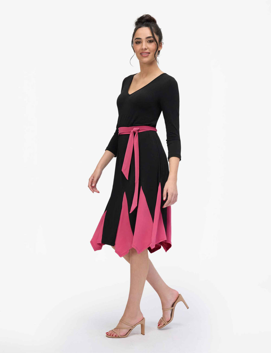Becker 'LBD' Fit and Flare with Handkerchief Hem NEW ARRIVAL