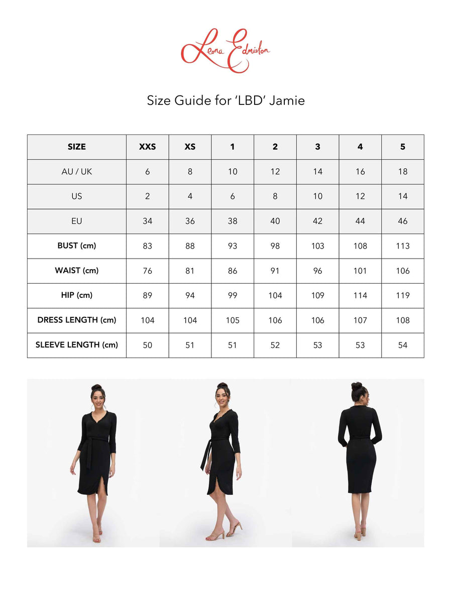 Jamie 'LBD' Sheath Dress with Tie NEW ARRIVAL