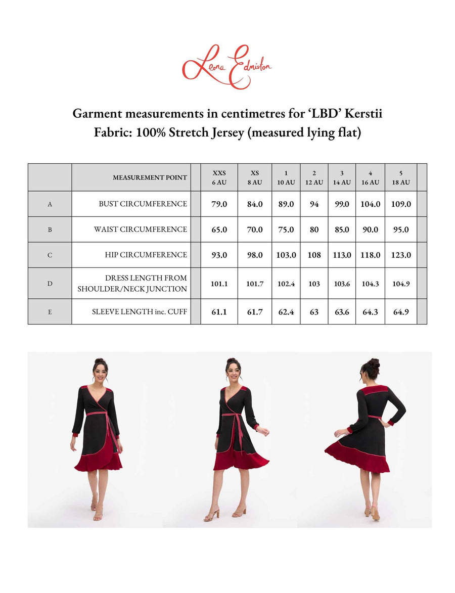PRE-SALE Kerstii 'LBD' True Wrap Dress