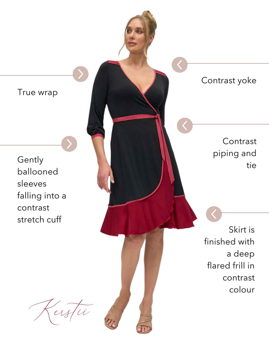 Kerstii 'LBD' True Wrap Dress NEW ARRIVAL