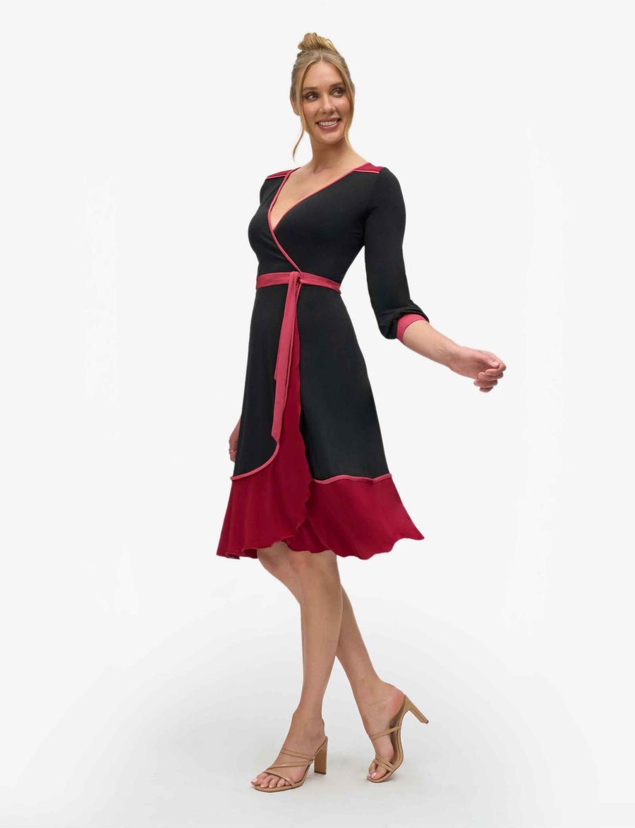 Kerstii 'LBD' True Wrap Dress NEW ARRIVAL