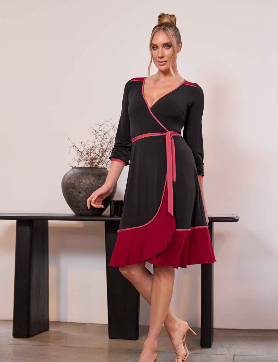 Kerstii 'LBD' True Wrap Dress NEW ARRIVAL