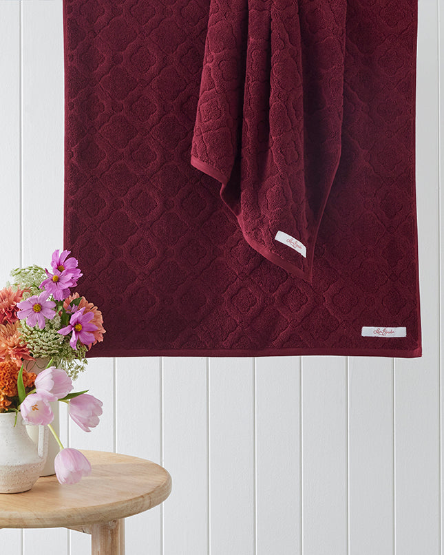 6 Piece Towel Set - Mulberry