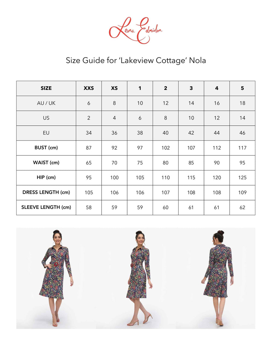 Nola 'Lakeview Cottage' Shirtdress with Belt NEW ARRIVAL