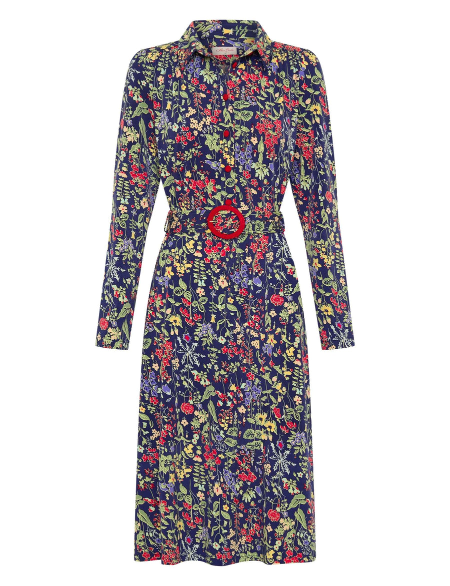 Nola 'Lakeview Cottage' Shirtdress with Belt NEW ARRIVAL
