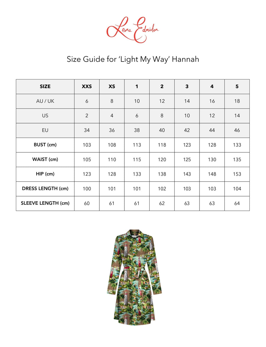 Hannah 'Light My Way' Limited Edition Shirtdress ONLY 5 PIECES MADE