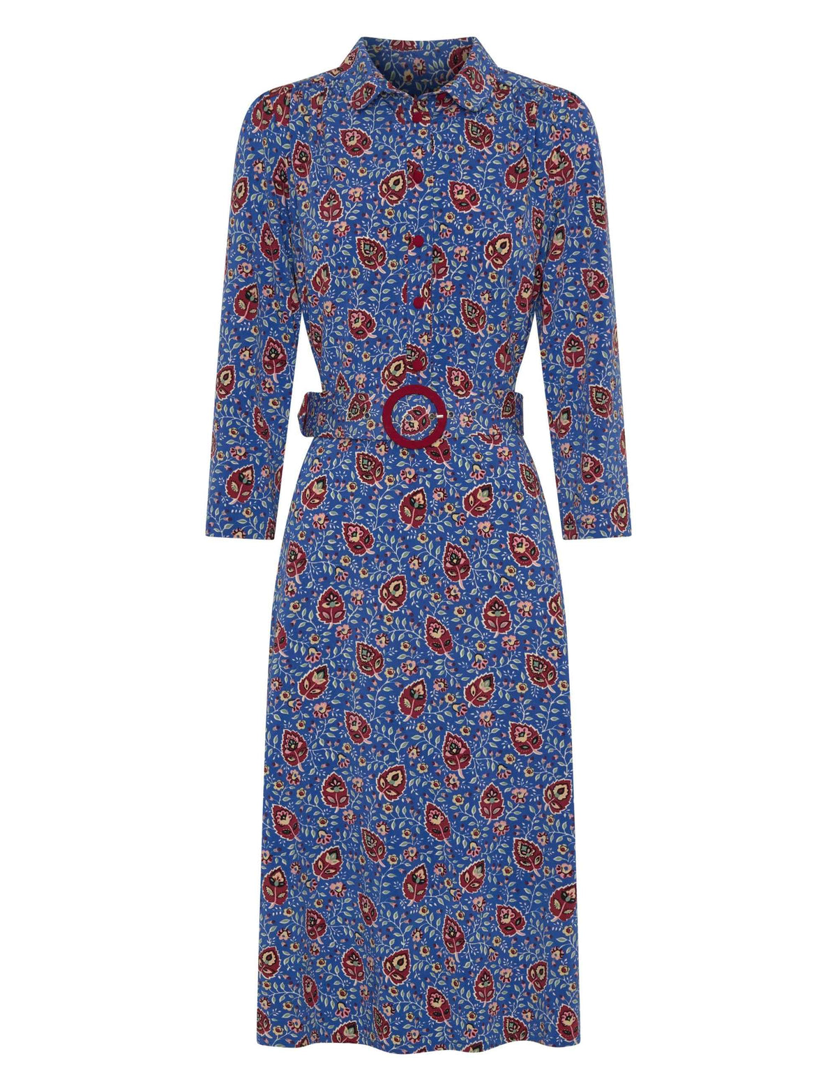 Aspen 'Maple Syrup' Shirtmaker Beltdress