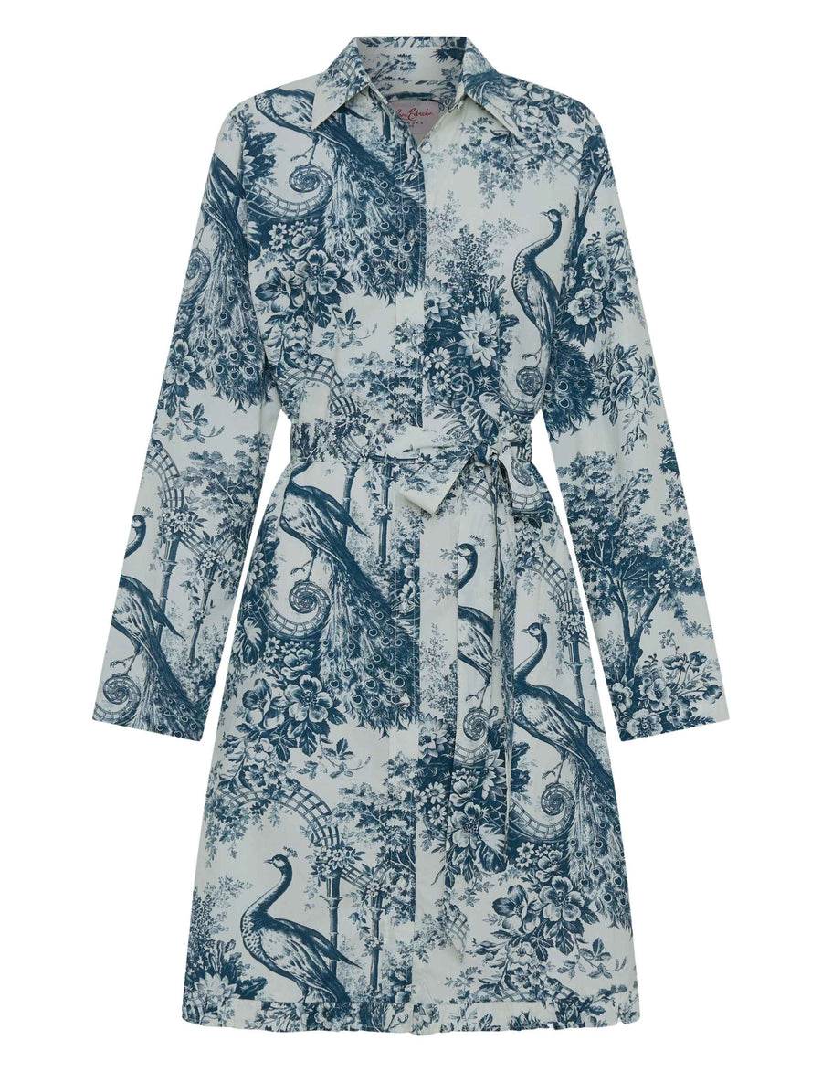 Edwina 'Paradise' 100% Cotton Shirtdress