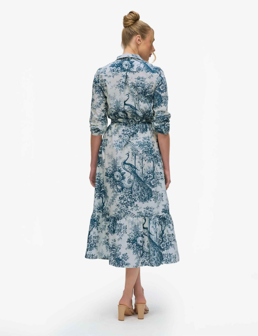 Yvette 'Paradise' 100% Cotton Looser Fit Shift Dress