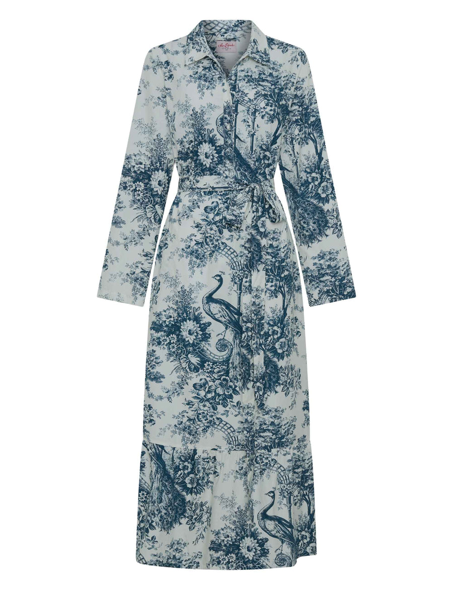 Yvette 'Paradise' 100% Cotton Looser Fit Shift Dress