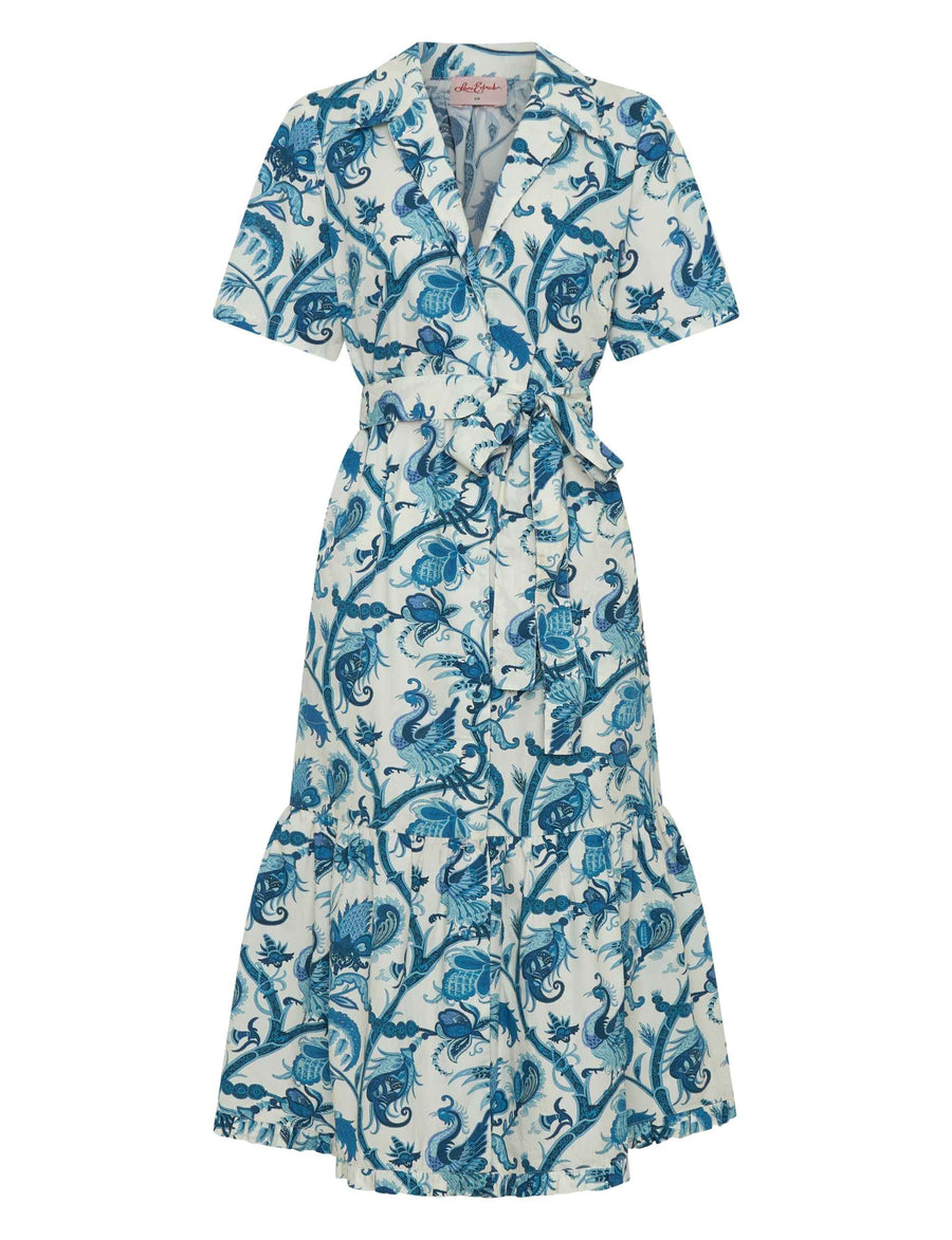 Danica 'Phoenix Rising' Midi Shirtdress