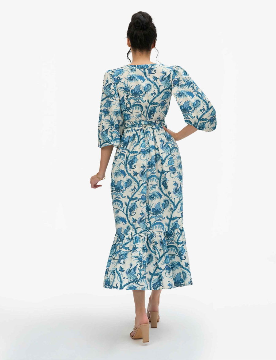 Seraphina 'Phoenix Rising' Maxi Pocket Dress