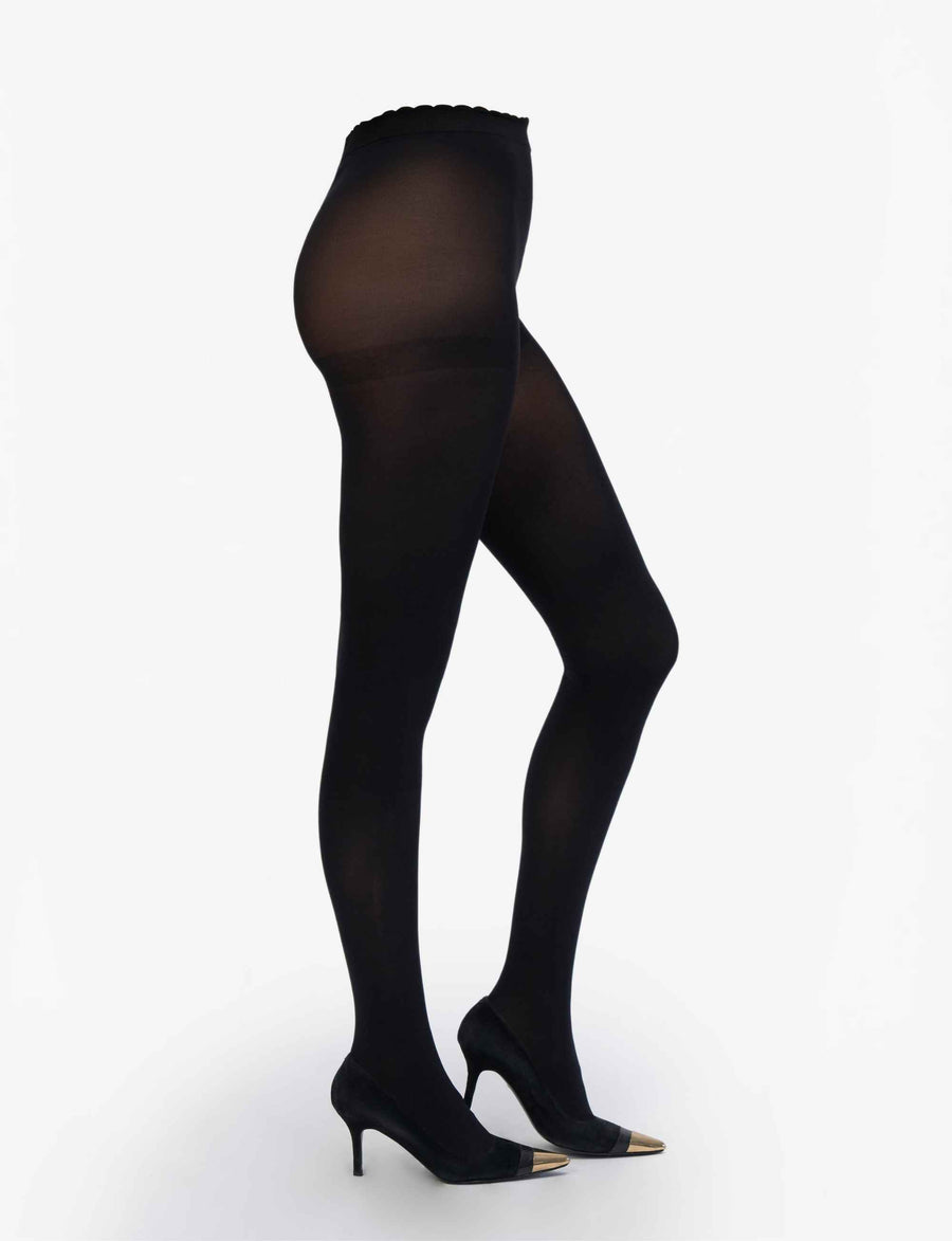 Luxury PINS - 60D Opaque Stockings - 1 Pack - Black