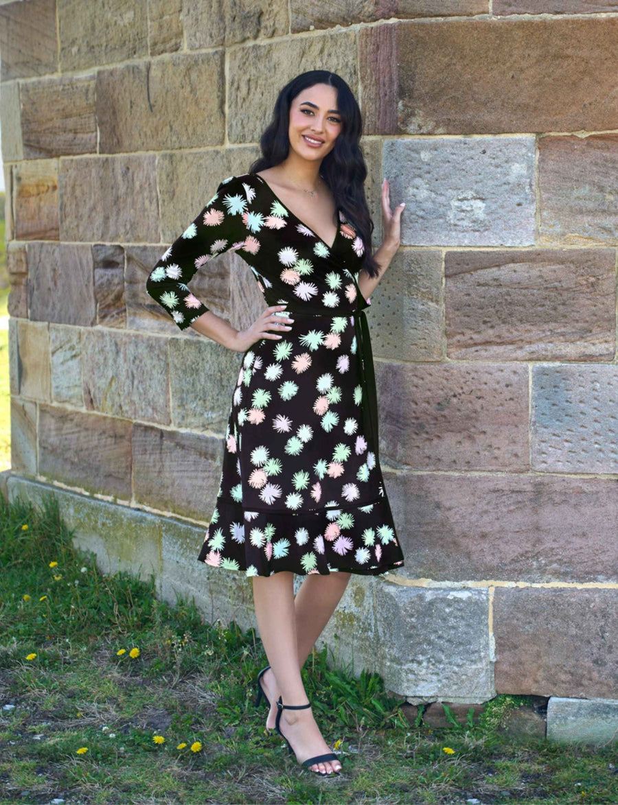 true wrap dress Weekend Style Report: A super easy true wrap dress Auriana 'Powder
