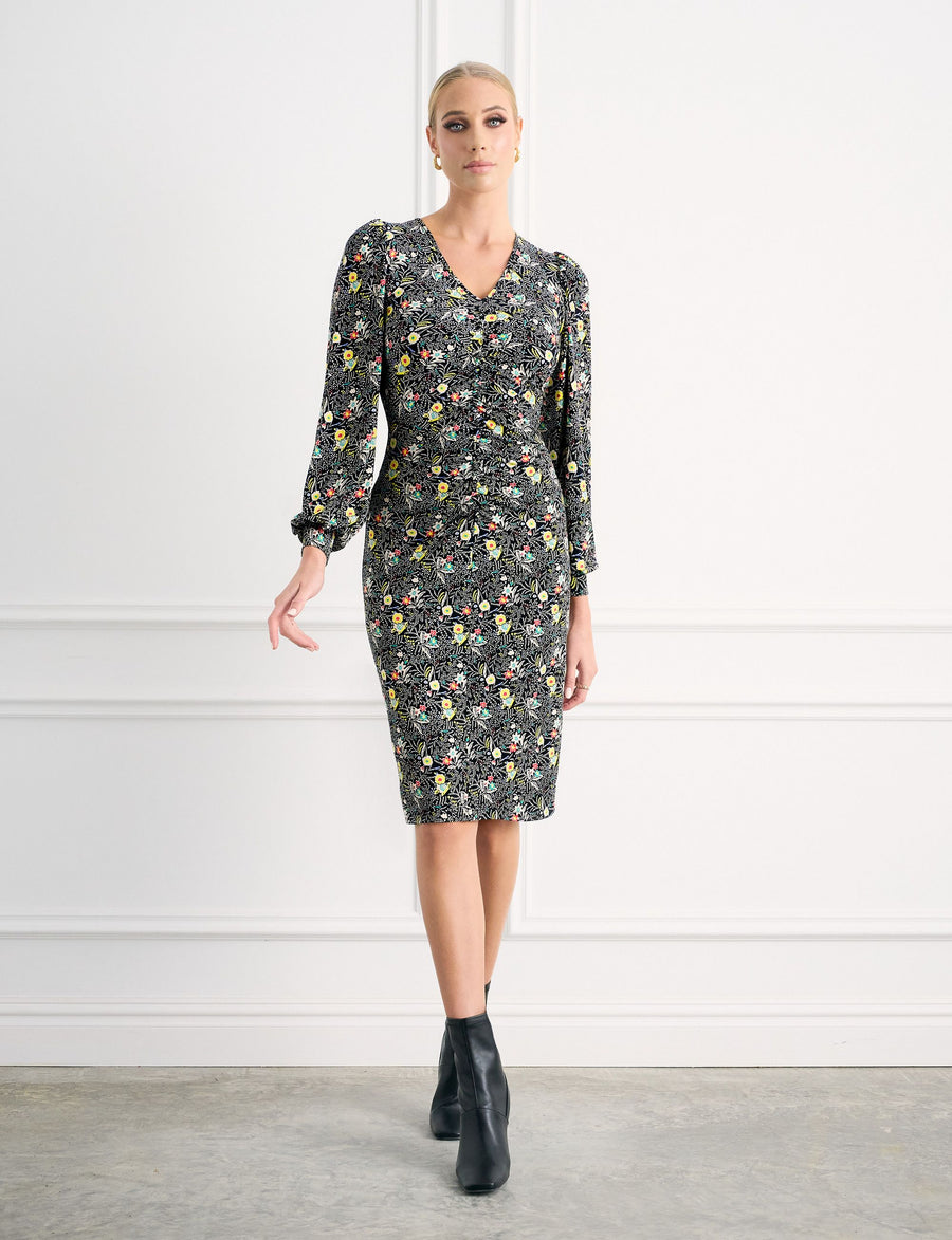 Olivia 'Briar Patch' V-Neck Knee Length Dress