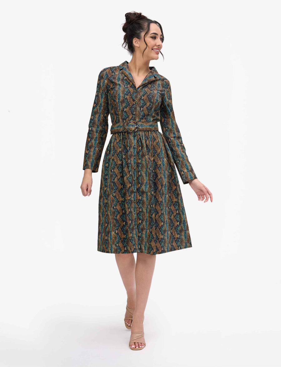 Sibyl 'Snake Charmer' Shirtdress NEW ARRIVAL