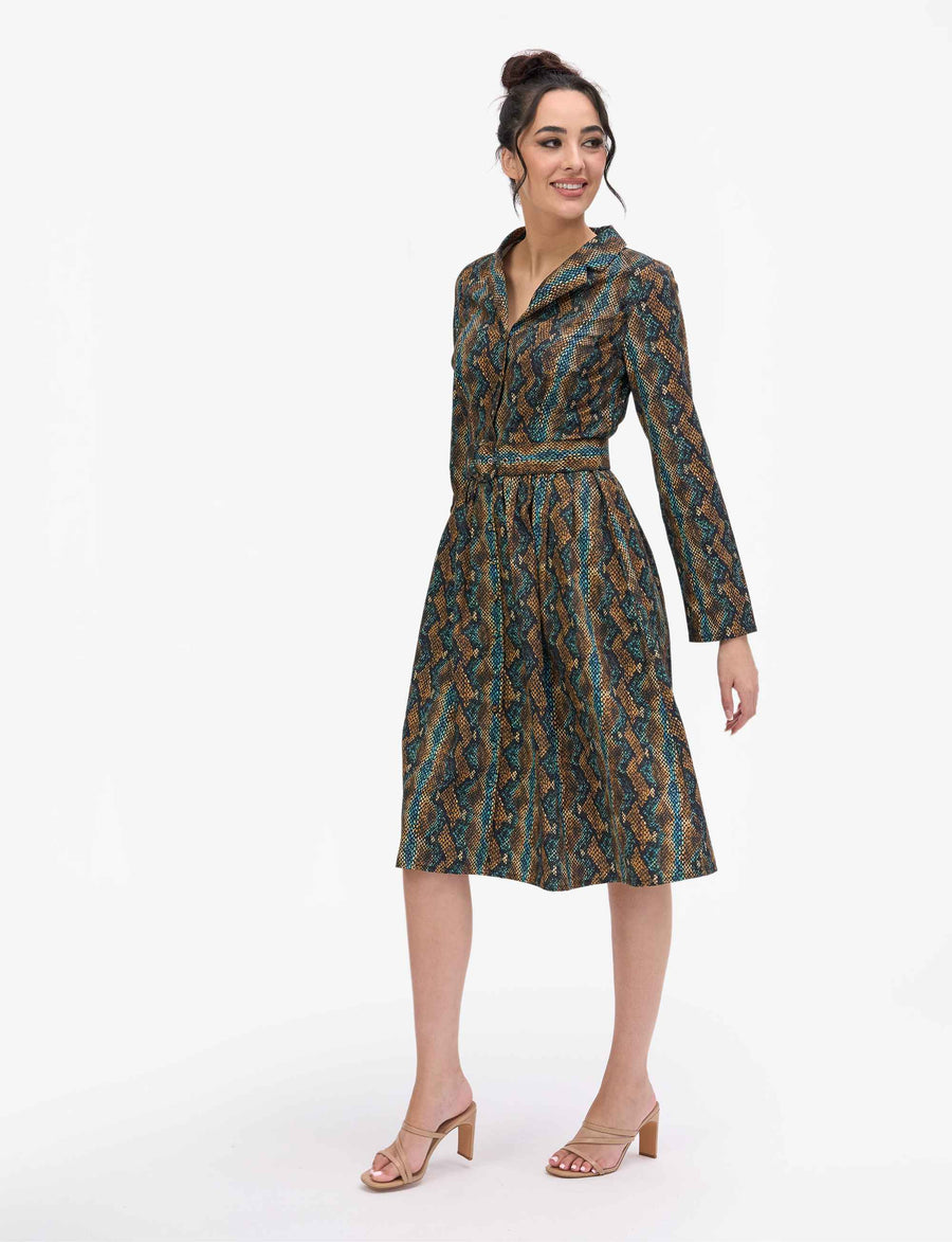 Sibyl 'Snake Charmer' Shirtdress NEW ARRIVAL