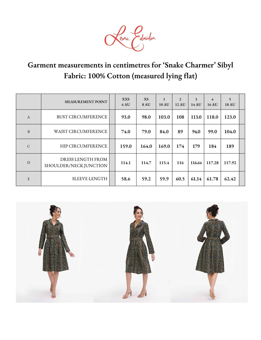 Sibyl 'Snake Charmer' Shirtdress NEW ARRIVAL