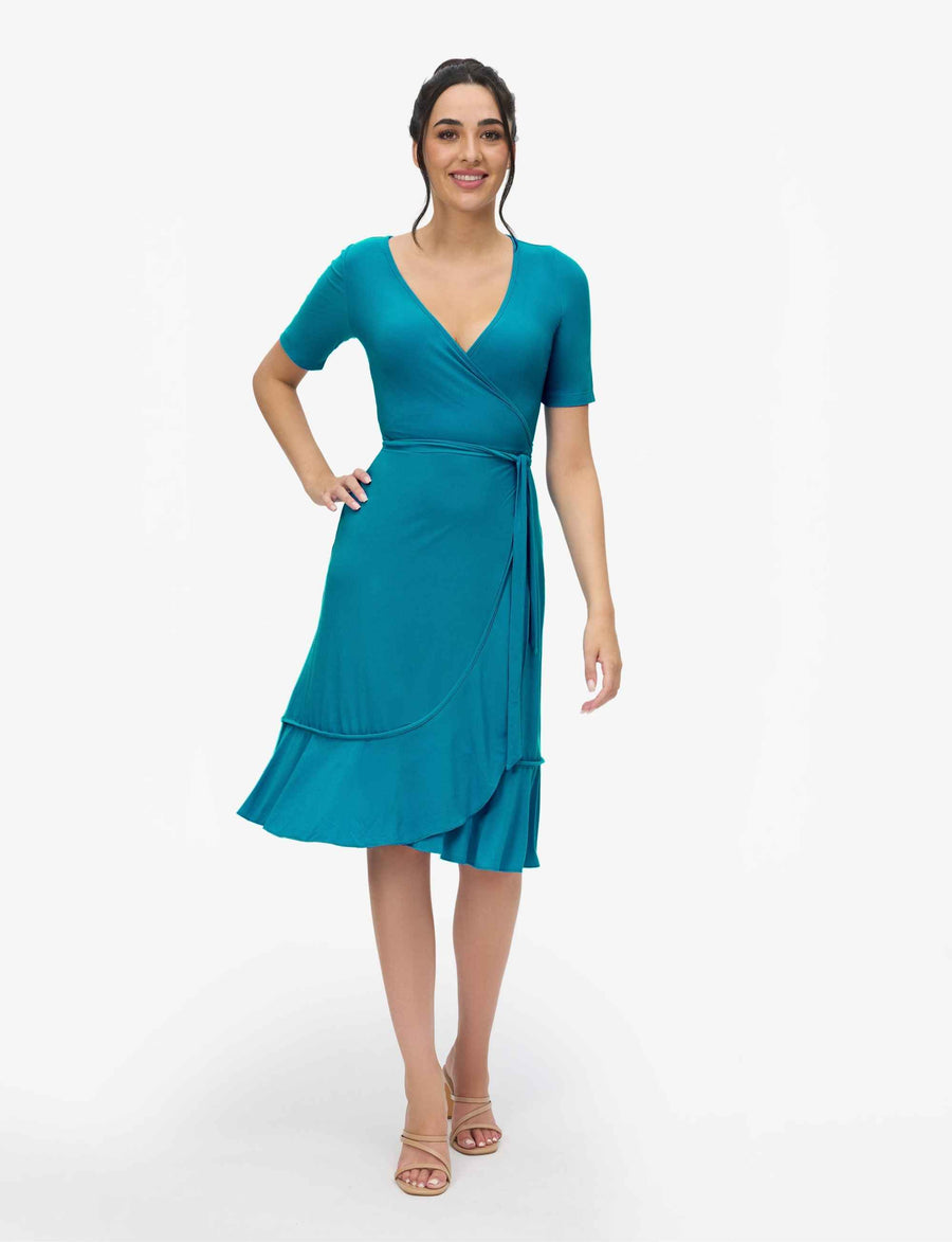 Sonya True Wrap Dress