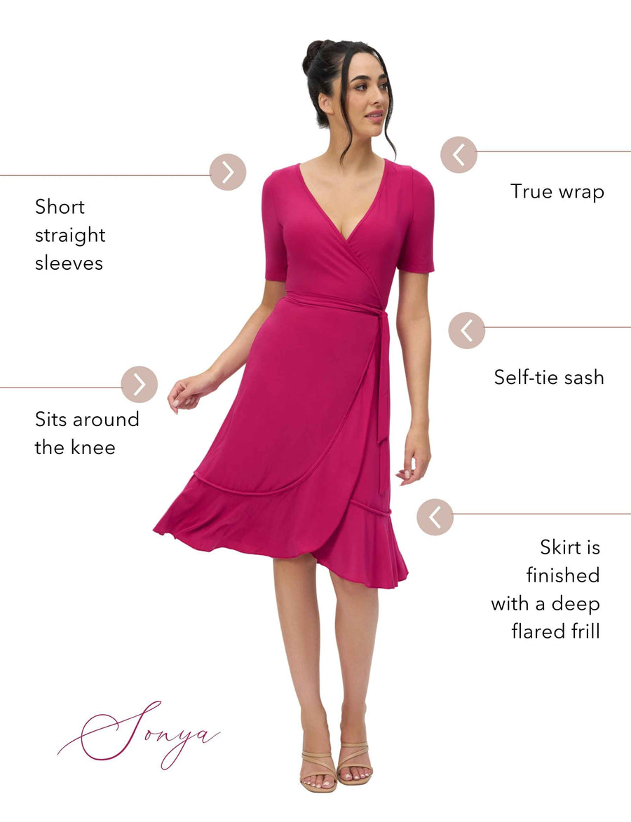 Sonya True Wrap Dress