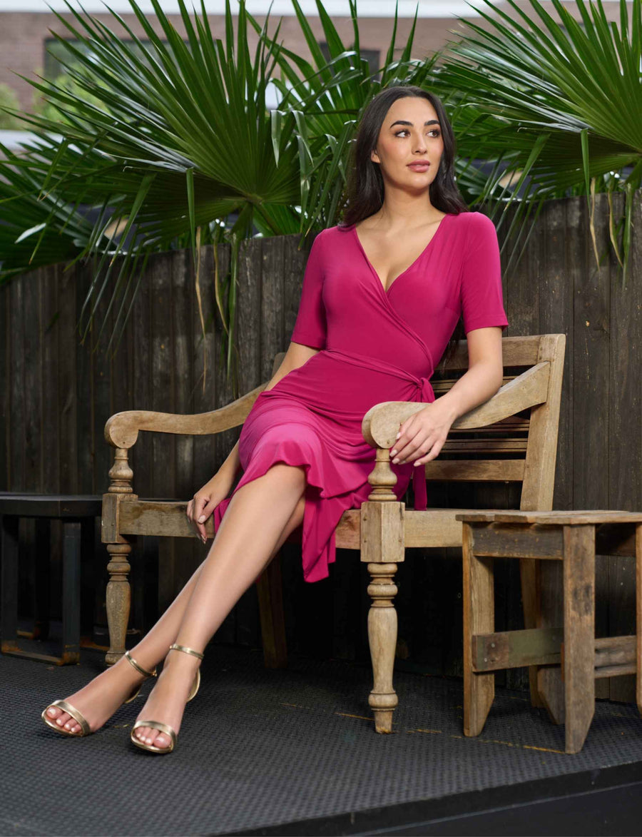 Sonya True Wrap Dress