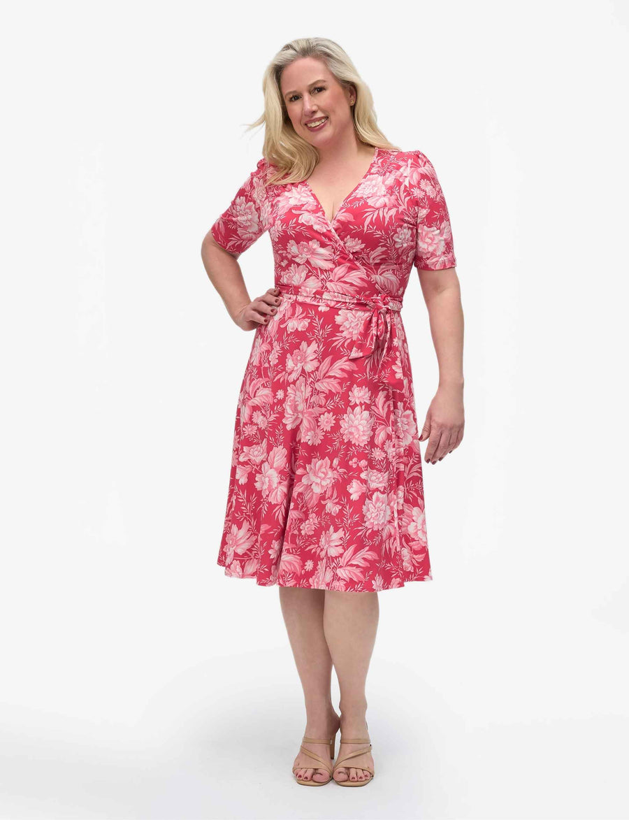 Germain 'Strawberry Spritz' True Wrap Dress