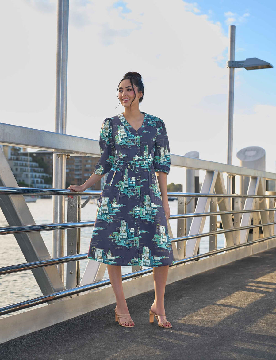 Solange 'The Lido' 100% Cotton Shirtdress NEW ARRIVAL