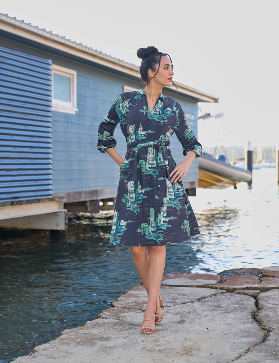 Tally 'The Lido' 100% Cotton Shiftdress NEW ARRIVAL