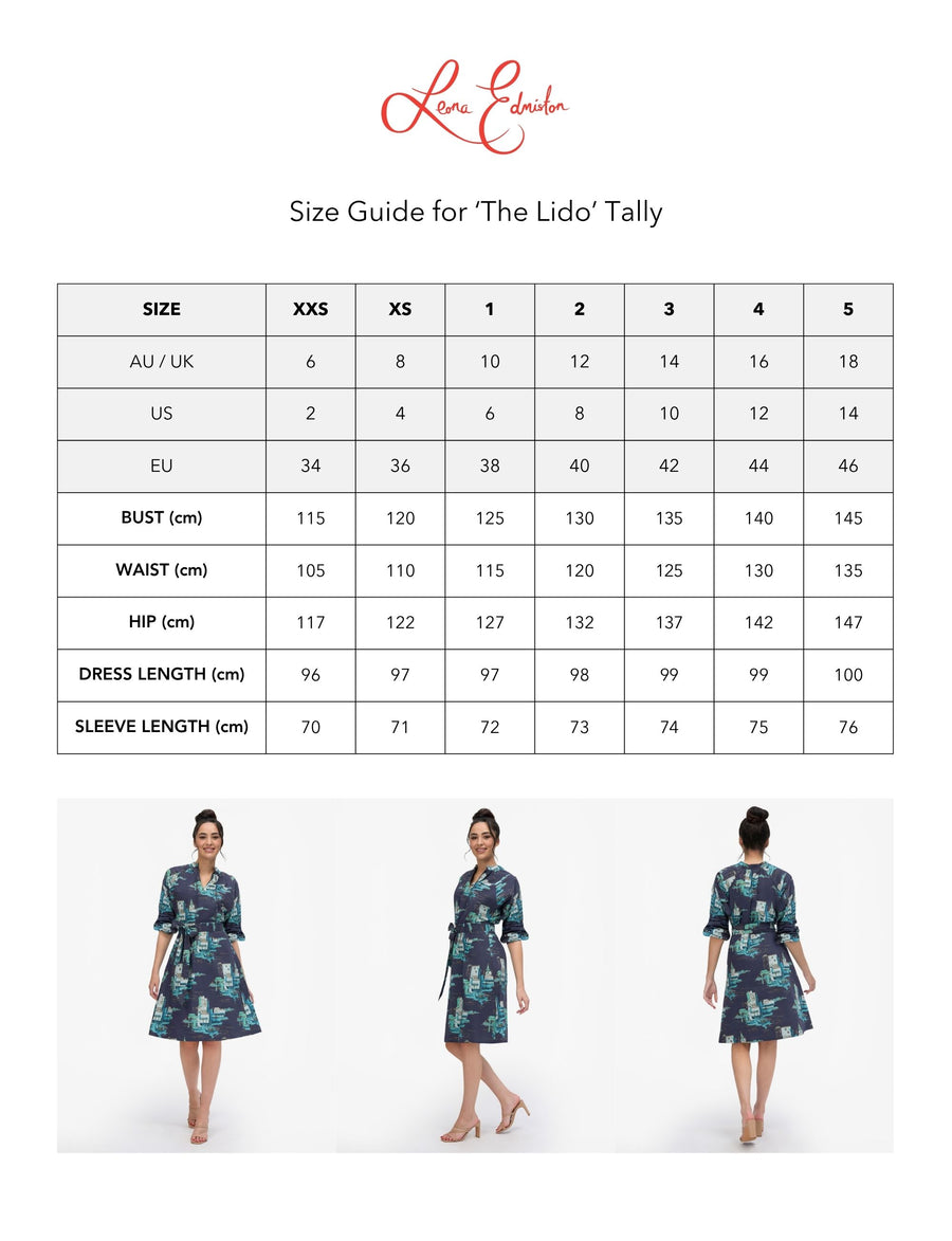 Tally 'The Lido' 100% Cotton Shiftdress NEW ARRIVAL