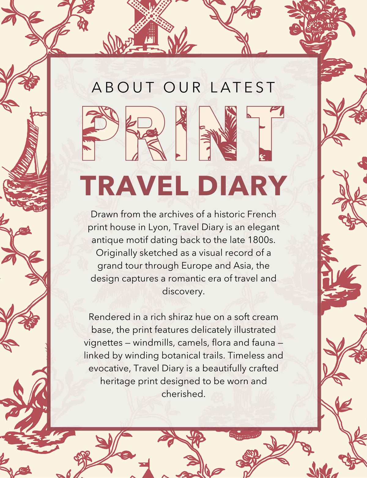Florence 'Travel Diary' V-Neck Shirtdress - FINAL SALE