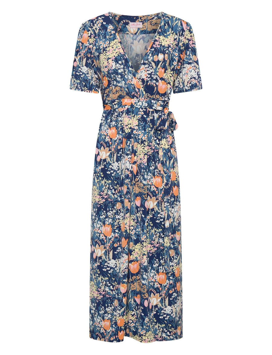 Cornelis 'Tulip Fields' Empire Line Dress