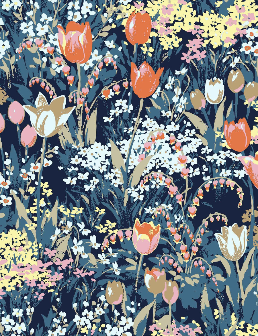 Cornelis 'Tulip Fields' Empire Line Dress