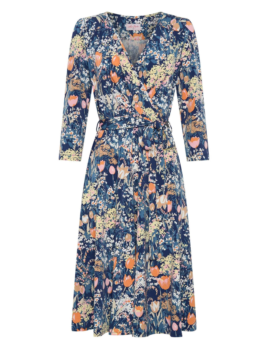 Oswald 'Tulip Fields' Faux Wrap Dress