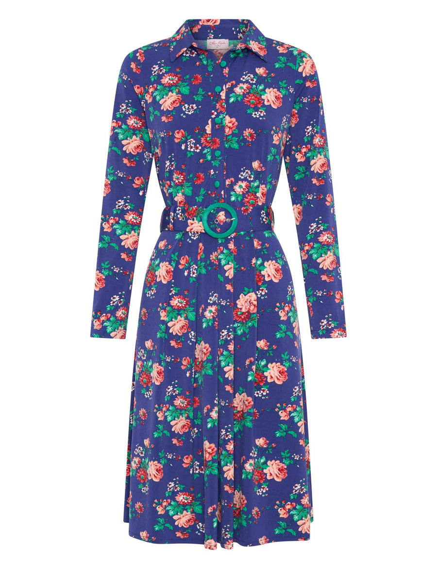 Britta 'Winter Rose' Shirtdress with Belt NEW ARRIVAL