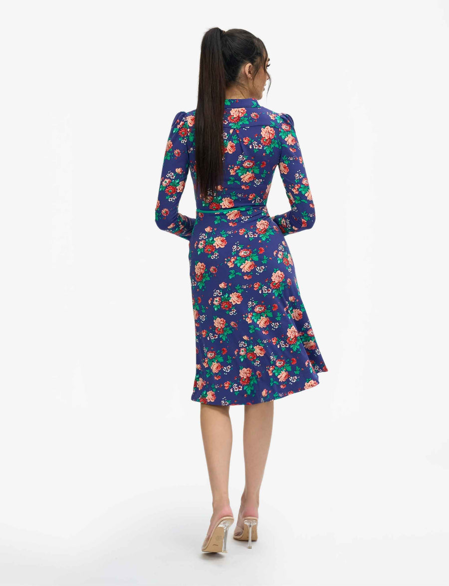 Carla 'Winter Rose' Fit and Flare Dress NEW ARRIVAL