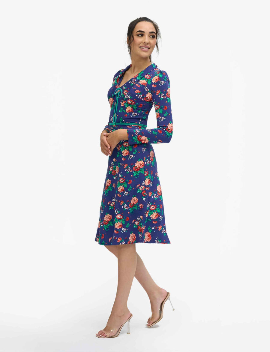 Carla 'Winter Rose' Fit and Flare Dress NEW ARRIVAL