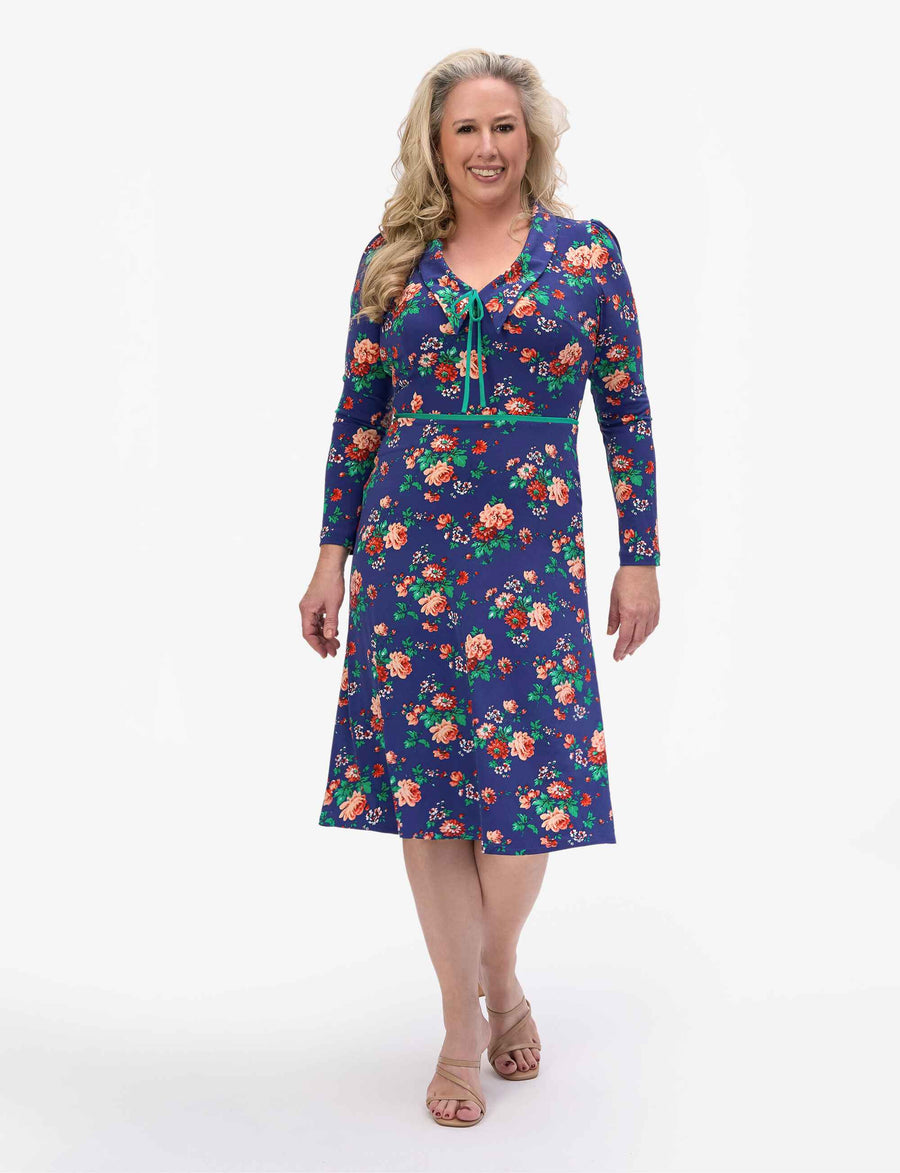 Carla 'Winter Rose' Fit and Flare Dress NEW ARRIVAL