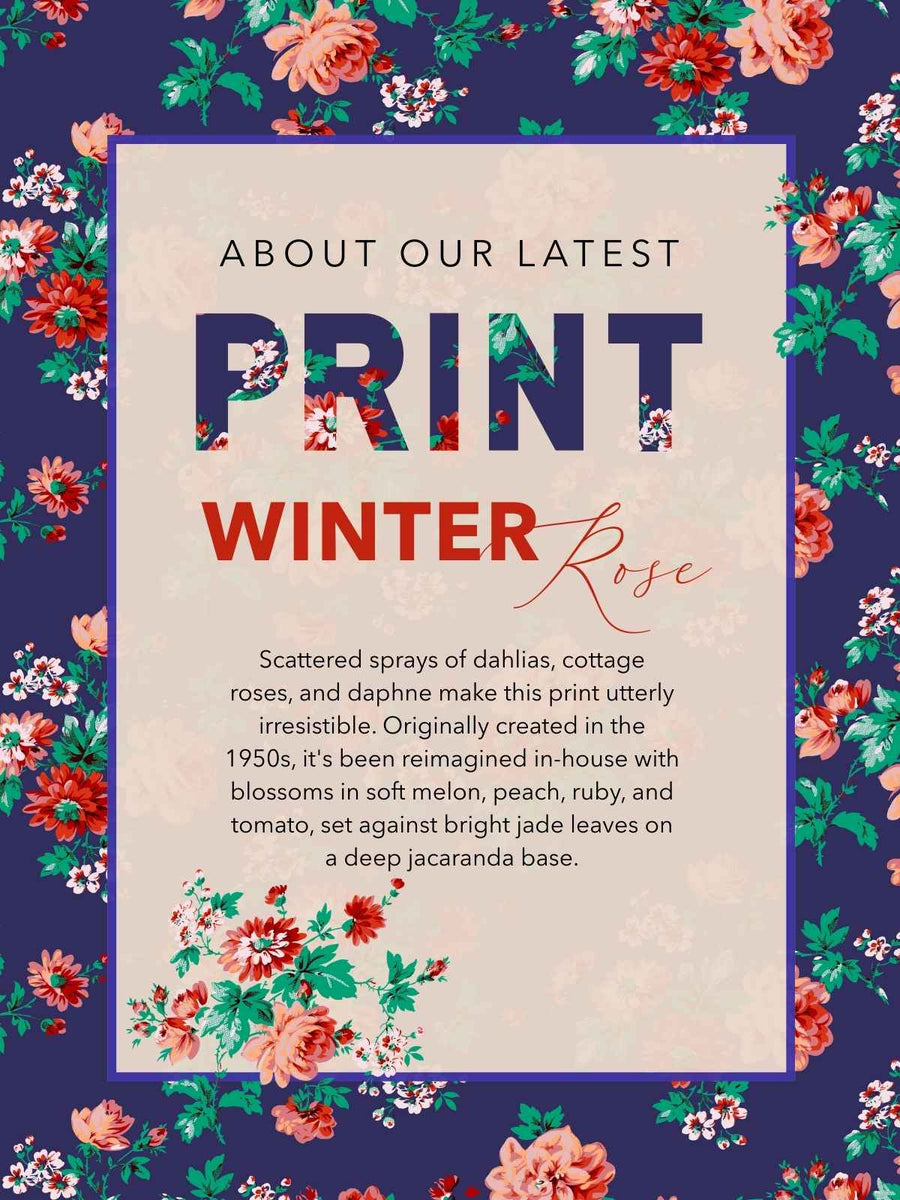 Carla 'Winter Rose' Fit and Flare Dress NEW ARRIVAL