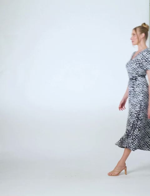 Cristalle 'Alhambra' Maxi Belt Dress