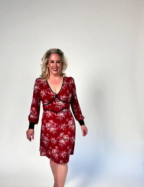 Autumn 'Lovely Lilies' Fit and Flare Dress