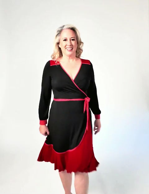 PRE-SALE Kerstii 'LBD' True Wrap Dress