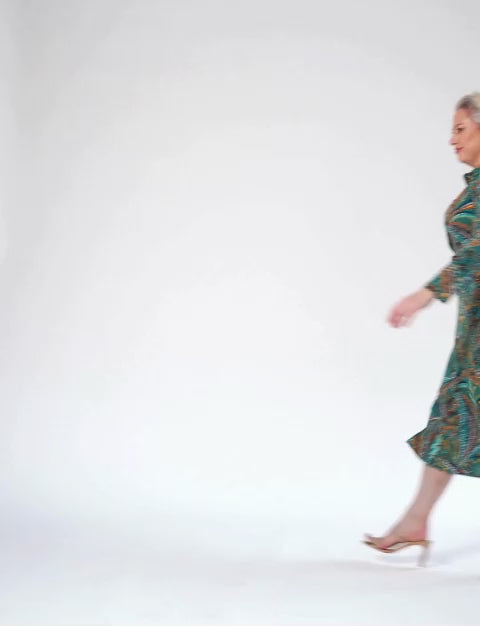 Esha 'Perfume River' Shirtmaker Dress with Belt NEW ARRIVAL