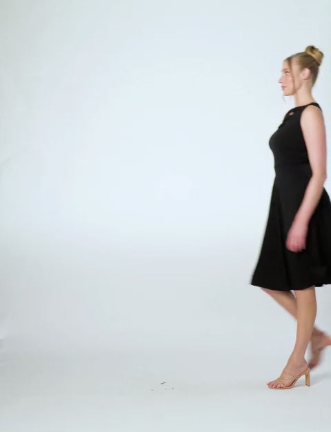 Lotte 'LBD' Fit & Flare Little Black Dress