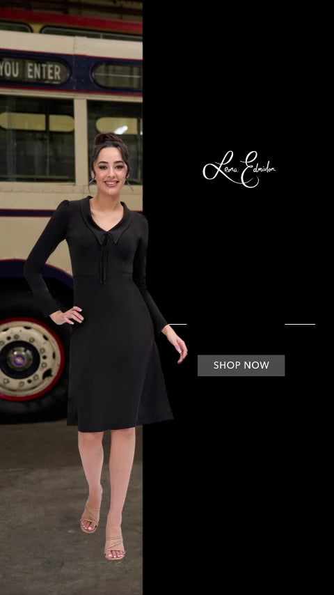 Bibi 'LBD' Fit and Flare Dress NEW ARRIVAL