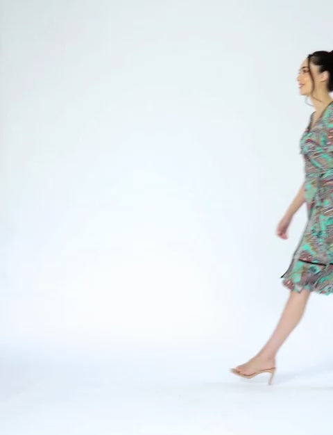 Virginie 'Grand Bazaar' True Wrap Dress