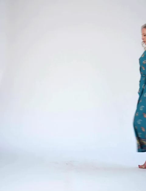 Ximena 'Agra' 100% Cotton Shirtdress