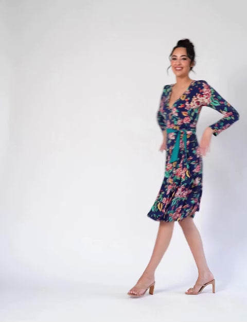 Polina 'Garden Delight' True Wrap Dress NEW ARRIVAL